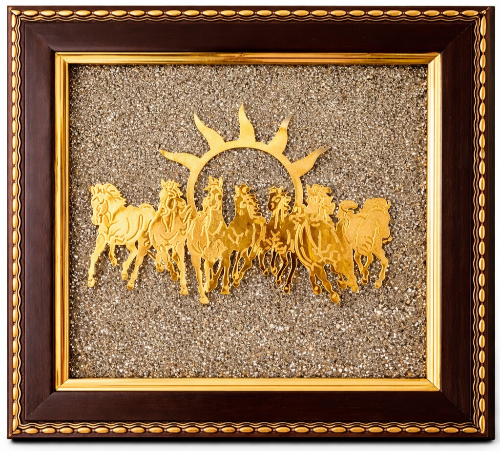 7 Horses Pyrite Frame